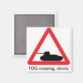 Aimant frigo de croisement TOG. (Recto/Verso)
