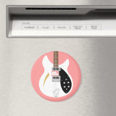 Aimant Frigo de guitare Mod Brit Pop Art (In Situ (Lave-vaisselle))