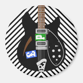 Aimant Frigo de guitare Mod Brit Pop Art