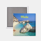 Aimant frigo de Malte (Recto/Verso)