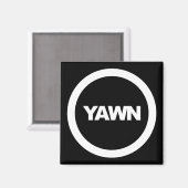 Aimant frigo de marque Licorice Yawn (Recto/Verso)