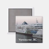 Aimant frigo de traversier de Vancouver (C.-B.) (Recto/Verso)