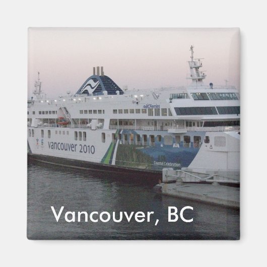 Aimant frigo de traversier de Vancouver (C.-B.) (Devant)