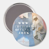 Aimant frigo des églises de Venise (Recto/Verso)