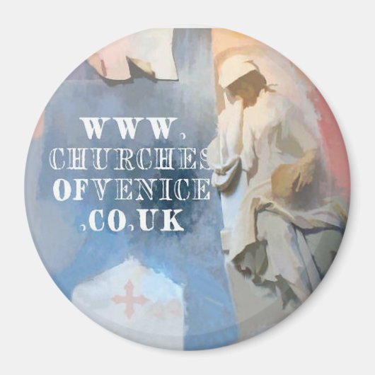 Aimant frigo des églises de Venise (Devant)