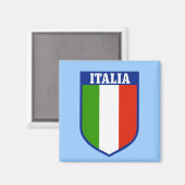 Aimant frigo drapeau italien (Recto/Verso)