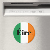 Aimant frigo Éire avec drapeau d'Irlande (In Situ (Lave-vaisselle))