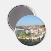 Aimant frigo Elounda Crète (Recto/Verso)