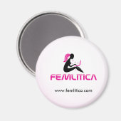 aimant frigo Femlitica (Recto/Verso)