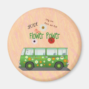 Aimant frigo Flower Power