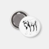 Aimant Frigo Friend, Pit Bull Steady (Recto/Verso)