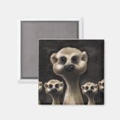 Aimant frigo Meerkat (Recto/Verso)