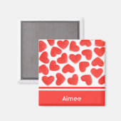 Aimant frigo "Nom" de Sweet Hearts (Recto/Verso)