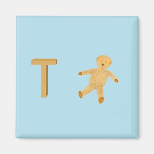 Aimant frigo Ours Teddy (Devant)
