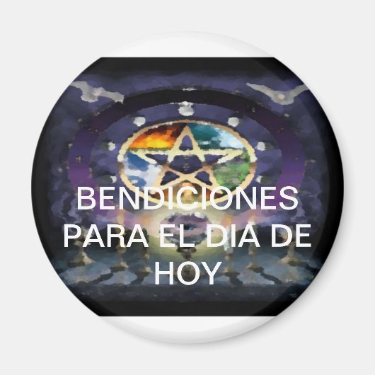 Aimant Frigo-Pin de la Chance Collection Bénédiction (Devant)