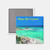 aimant frigo Playa Del Carmen (Recto/Verso)