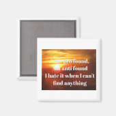 Aimant frigo Profond - non anti-trouvé (Recto/Verso)