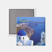 aimant frigo Santorin (Recto/Verso)