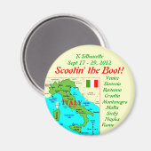 aimant frigo scootin'theboot (Recto/Verso)