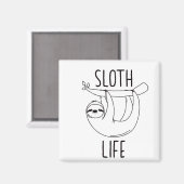 Aimant frigo Sloth Life (Recto/Verso)