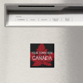Aimant frigo souvenir Canada Magnets personnalisés (In Situ (Lave-vaisselle))