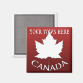 Aimant frigo souvenir Canada Magnets personnalisés (Recto/Verso)