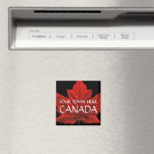 Aimant frigo souvenir Canada Magnets personnalisés (In Situ (Lave-vaisselle))