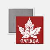 Aimant frigo souvenir Canada Personnalisé Canada (Recto/Verso)