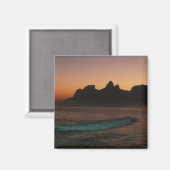 Aimant frigo "Sunset in Rio de Janeiro" (Recto/Verso)