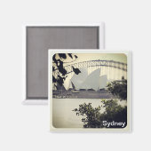 Aimant frigo Sydney (Recto/Verso)