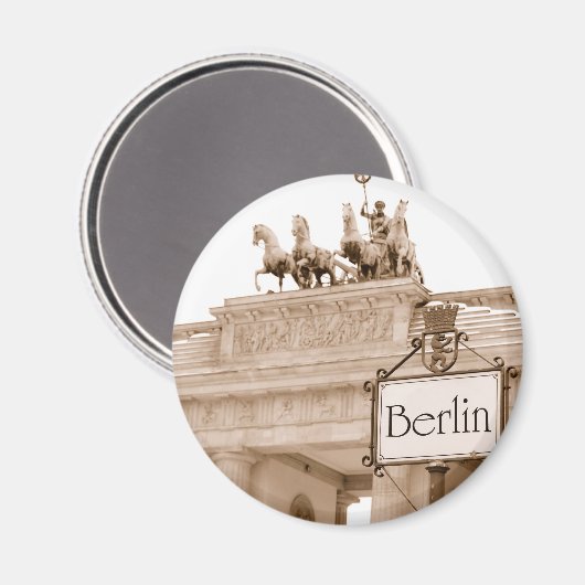 aimant frigo vintage Berlin (Recto/Verso)