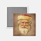 Aimant frigo Vintage Santa Claus (Recto/Verso)