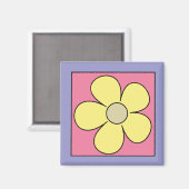 Aimant frigorifique à cartons de fleurs (Recto/Verso)