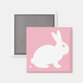Aimant frigorifique à lapin (Recto/Verso)