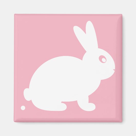 Aimant frigorifique à lapin (Devant)
