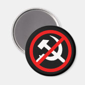 Aimant frigorifique anti-communiste (Recto/Verso)