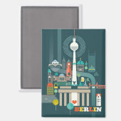 Aimant frigorifique de Berlin (Recto/Verso)
