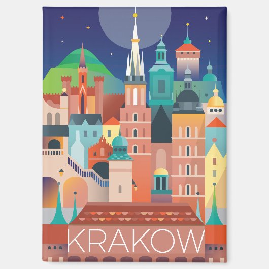 Aimant frigorifique de Cracovie (Recto)