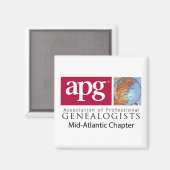 Aimant frigorifique de l'APG du centre-Atlantique (Recto/Verso)