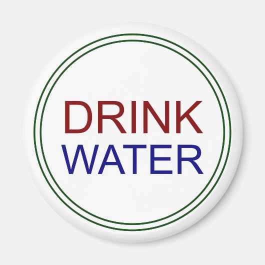 Aimant frigorifique de rappel de régime (Devant)