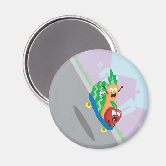 Aimant frigorifique Fast Food (Recto/Verso)