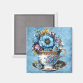 Aimant frigorifique Floral (Recto/Verso)