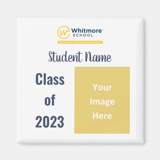 Aimant frigorifique - Modifier l'année (Devant)