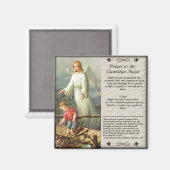 Aimant frigorifique personnalisé Angel Gardien (Recto/Verso)