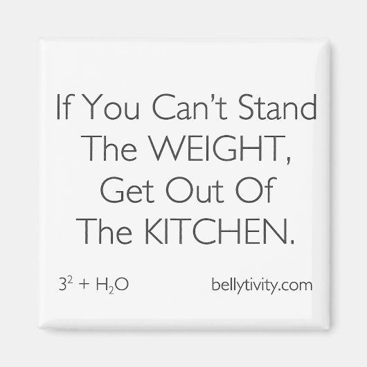 aimant frigorifique perte de poids (Devant)