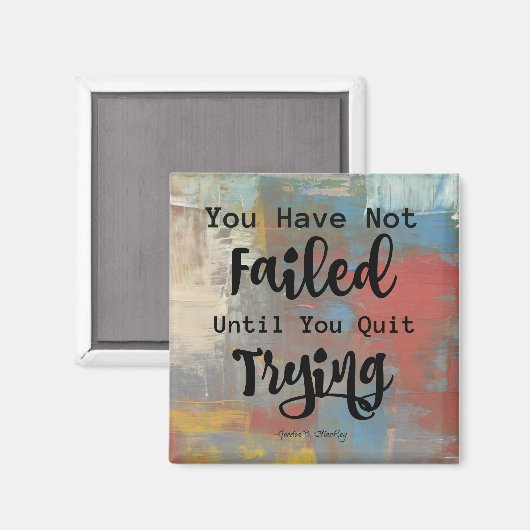 Aimant frigorifique pour devis d'encouragement pos (Recto/Verso)