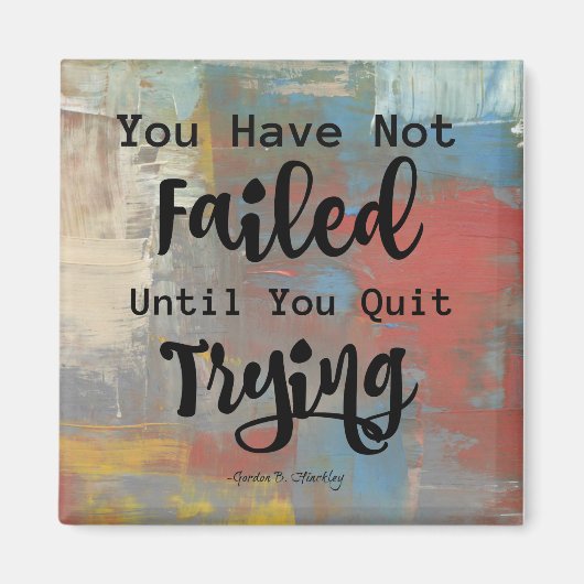 Aimant frigorifique pour devis d'encouragement pos (Devant)