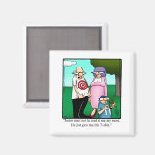 Aimant frigorifique pour Humour de mariage (Recto/Verso)