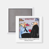 Aimant frigorifique pour Humour de retraite (Recto/Verso)