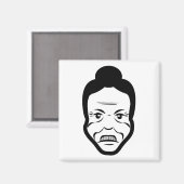 Aimant frigorifique principal en colère (Recto/Verso)